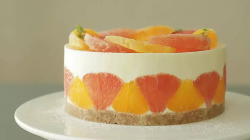 葡萄柚甜橙蛋糕 - 冰淇淋坚果蛋糕切片机 - 杭州驰飞超声波