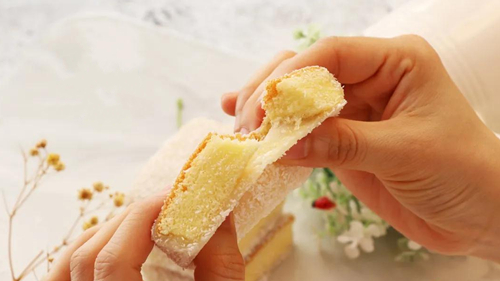 白雪糯米糍蛋糕 - 新型糕点切片机 - 超声波切割机fooltool