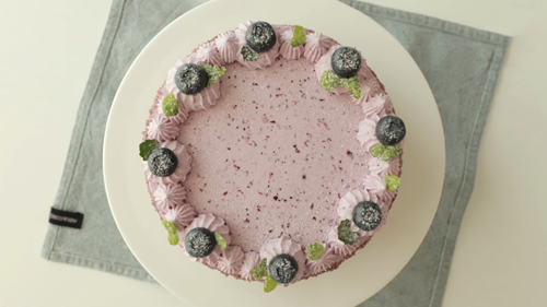蓝莓奶油蛋糕 - 奶油蛋糕怎么切割 - 蛋糕切片器 - 杭州驰飞