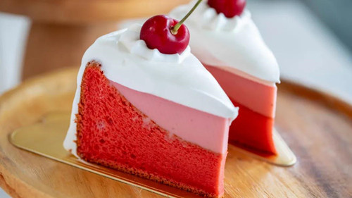 红丝绒白巧凹蛋糕