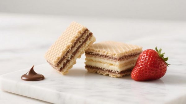 超声波切割机在威化饼干生产中的应用 - 做威化饼干设备 - 驰飞超声波