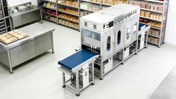 带输送装置声波蛋糕切割机 - 超声波切割设备 - 驰飞超声波切割