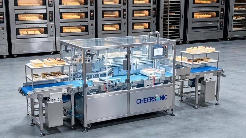 在线超声波蛋糕切割机常见问题解答 | 原理、适配、效率全解析